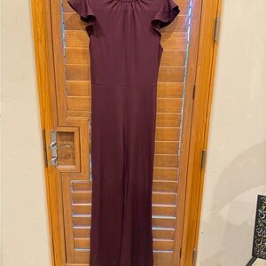 Amanda Uprichard Deep Purple Maxi Dress
